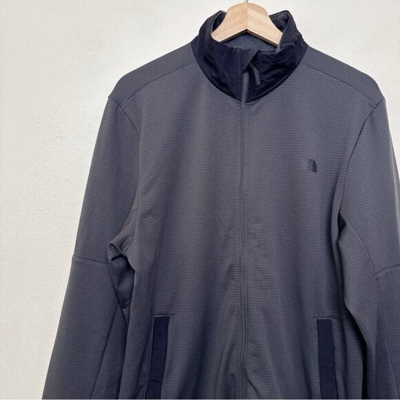 The North Face Mens Medium Wayroute Fleece Full Zip Active Training Jacket - Picture 7 of 16